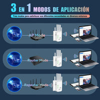 Repetidor Wifi 300mbps 6 Antenas